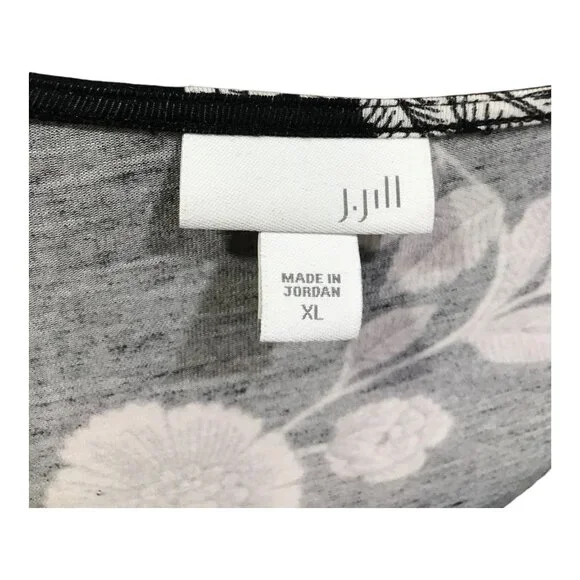 J. Jill Black and White Floral Dress - Picture 5 of 5